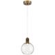 Option Antique Brushed Brass / Clear Glass