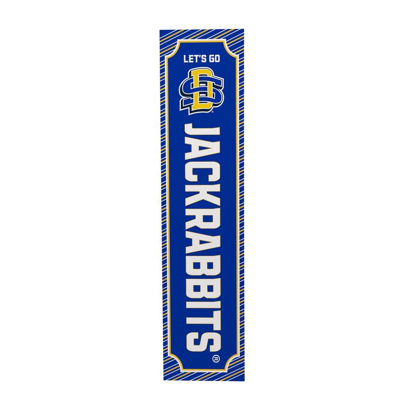 47" Double Sided Seasonal Porch Leaner, South Dakota State University - 47" x 11.25"