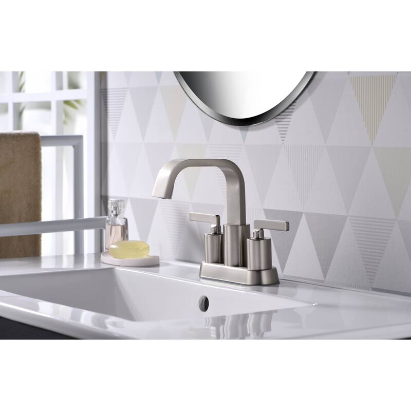 Ultra Faucets Ardua Collection Two-Handle 4" Centerset Lavatory Faucet