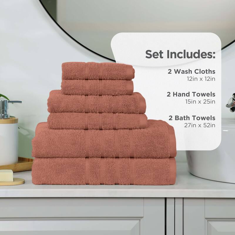 Martex Ultimate Solid 6 Piece Towel Set