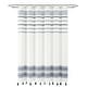 preview thumbnail 18 of 21, Lush Decor Breezy Chic Tassel Jacquard Eco-Friendly Recycled Cotton Shower Curtain Single
