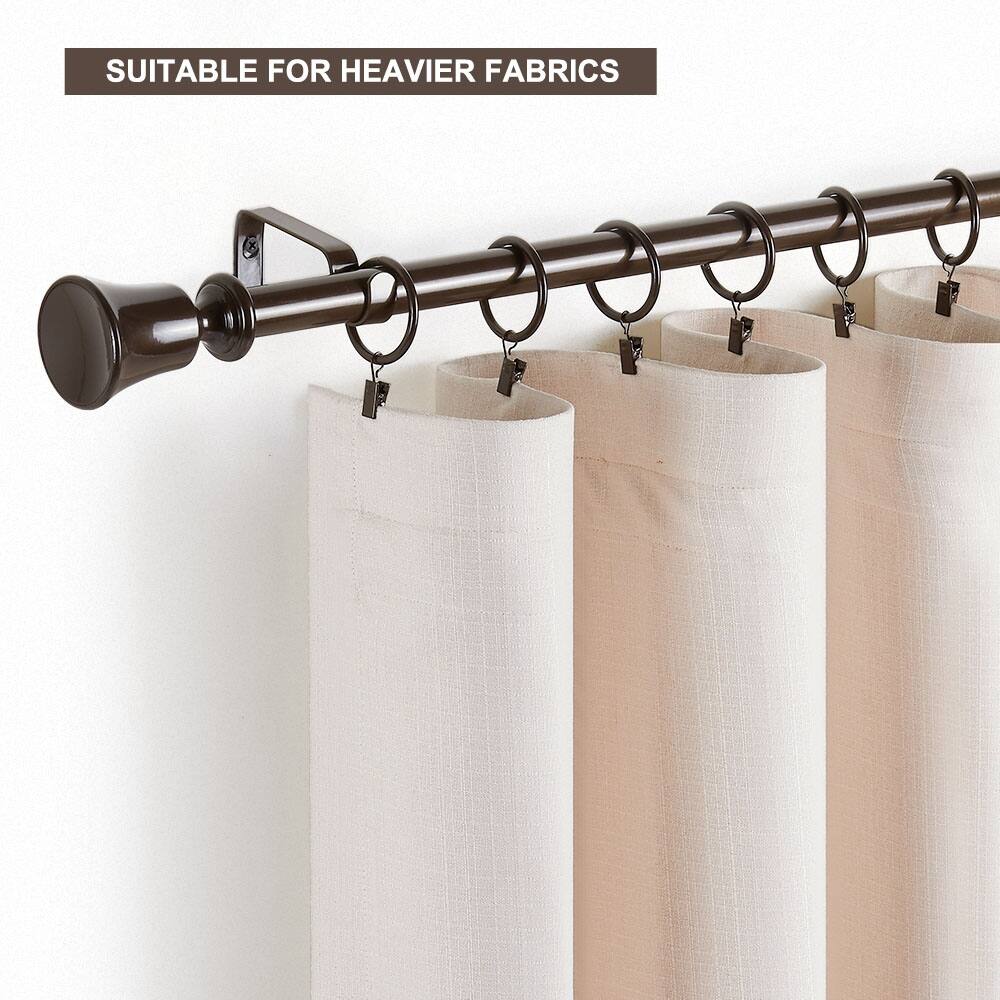 1 Inch Bronze Indoor/Outdoor Window Curtain Rod