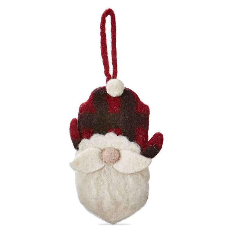 Lars Multicolor Wool Gift Card Holder Ornament for Christmas Tree 5.48 in H - Dust Clean