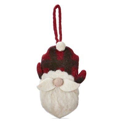 Lars Multicolor Wool Gift Card Holder Ornament for Christmas Tree 5.48 in H - Dust Clean