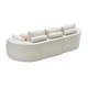 preview thumbnail 5 of 7, Christopher Knight Home - 106'' Cloud Curved Sectional Sofa with Right Chaise Lounge and Ultra-Soft Foam Comfort