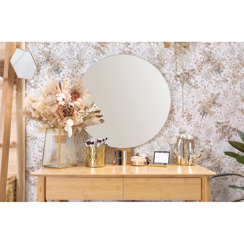 Galerie Wallcoverings Flora Soft Floral Foliage Vinyl on Non-woven Matte Wallpaper Roll