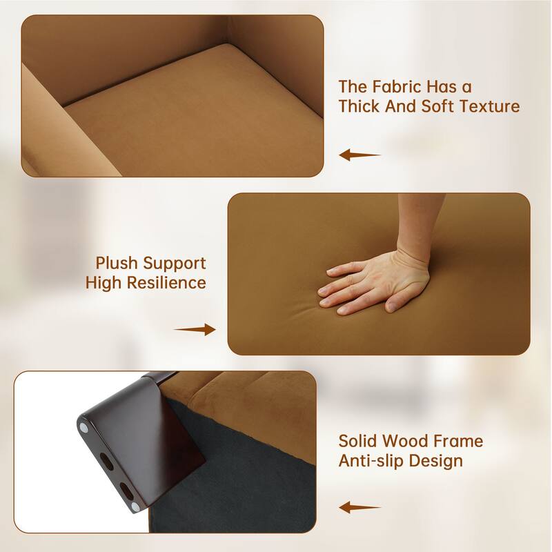 Modern Upholstered Arm Club Chair