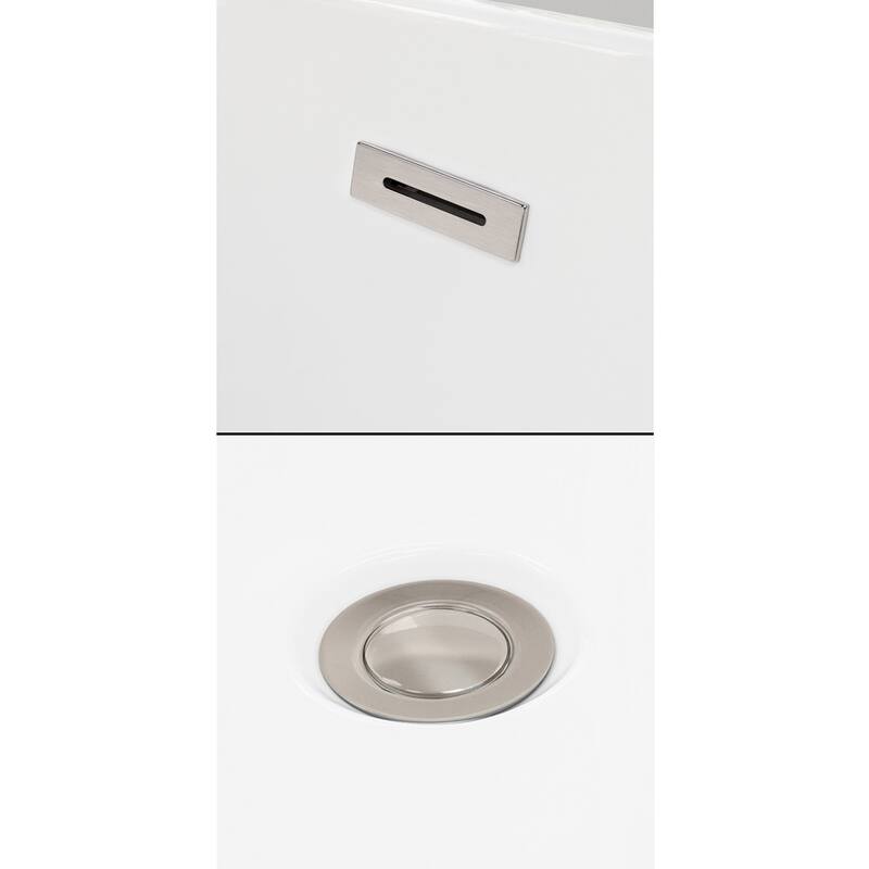 Wyndham Collection WCBTW16030R18 Grayley 60" Three Wall Alcove Acrylic