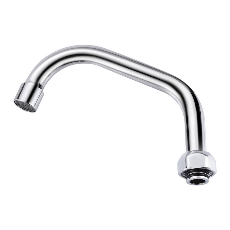 WOWOW Commercial Faucet Swivel Spout Replacement in Polished Chrome - 6 inch