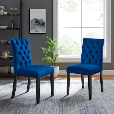 Duchess Performance Velvet Dining Chairs - Set of 2
