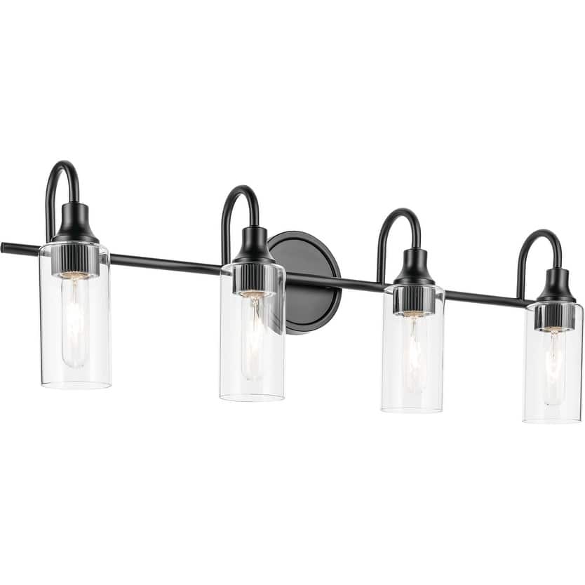 Kichler 55212 Kavi 4 Light 32" Wide Vanity Light with Clear Glass