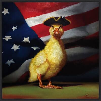 The Patriot by Lucia Heffernan Framed Canvas Wall Art Print