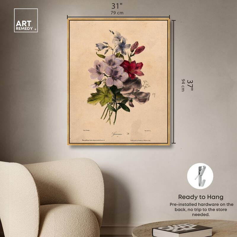 Elisa's Blooms Canvas by Art Remedy