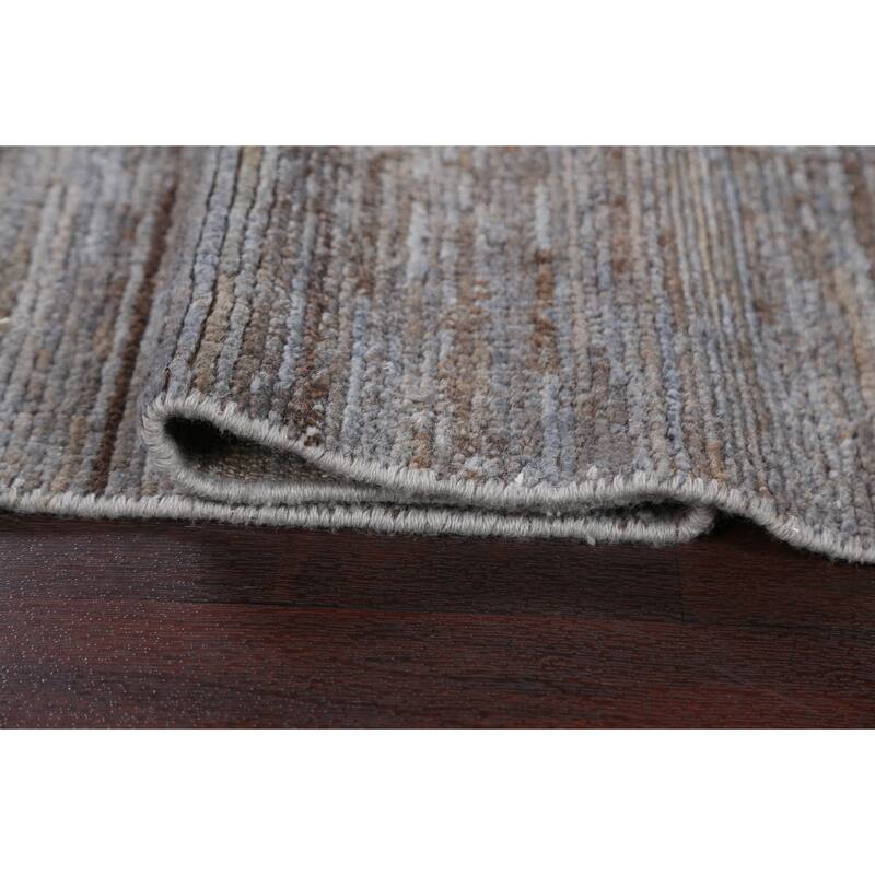 Geometric Checkered Gabbeh Kashkoli Wool Area Rug Hand-knotted Carpet - 3'0" x 4'6"
