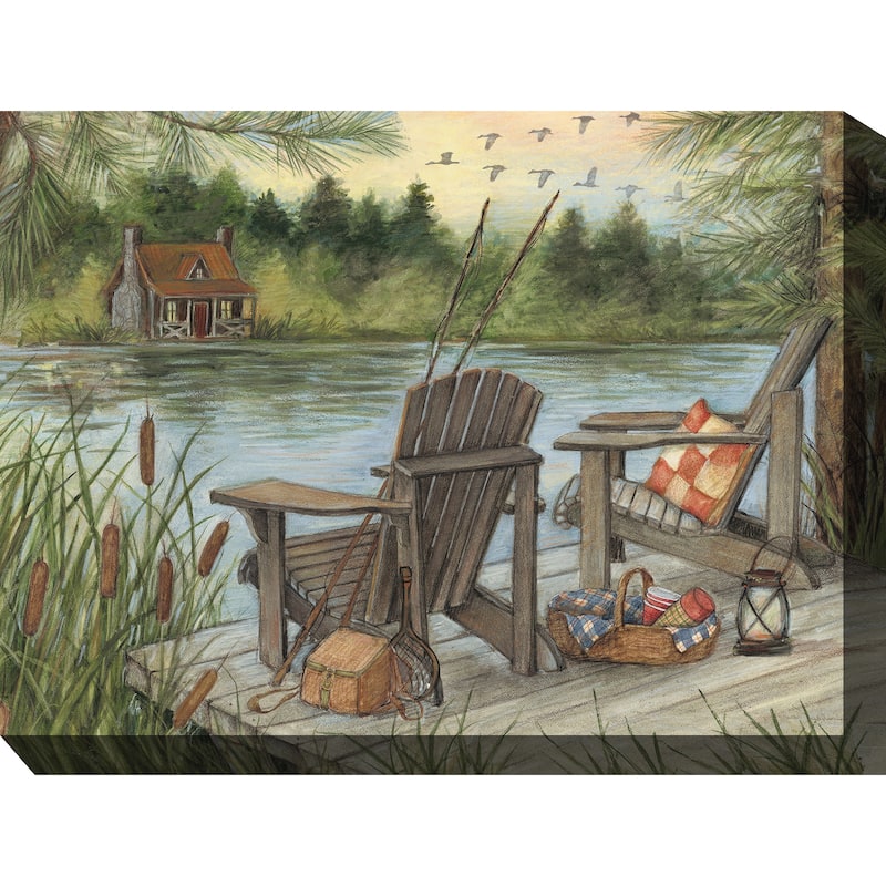Lake Time Indoor/Outdoor Art 40"x30"