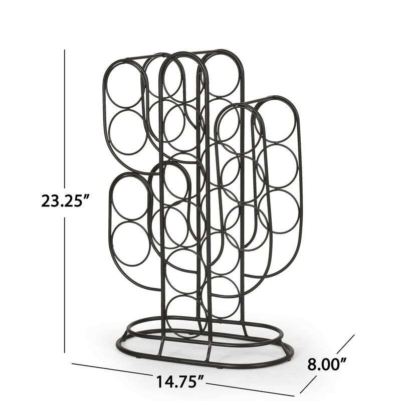 Unique Cactus Shape Iron Wine Rack