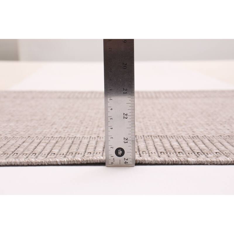 ECARPETGALLERY Machine Woven Jute Natura Polypropylene Rug