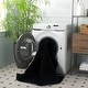 preview thumbnail 29 of 111, SAFAVIEH Loft Cassie Contemporary Machine Washable Rug 2' x 3' - Black - Rectangle