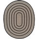 preview thumbnail 51 of 57, SAFAVIEH Handmade Braided Levina Country Rug 8' x 10' Oval - Ivory/Black - Oval