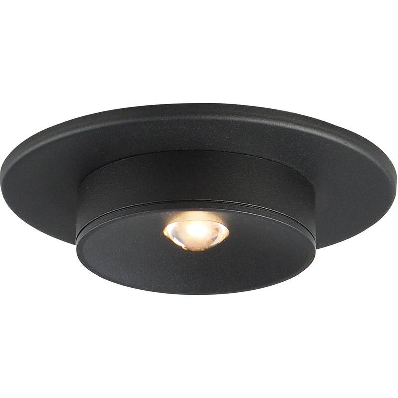 Maxim 86211 Caldera 6" Wide LED Flush Mount Ceiling Fixture - Black