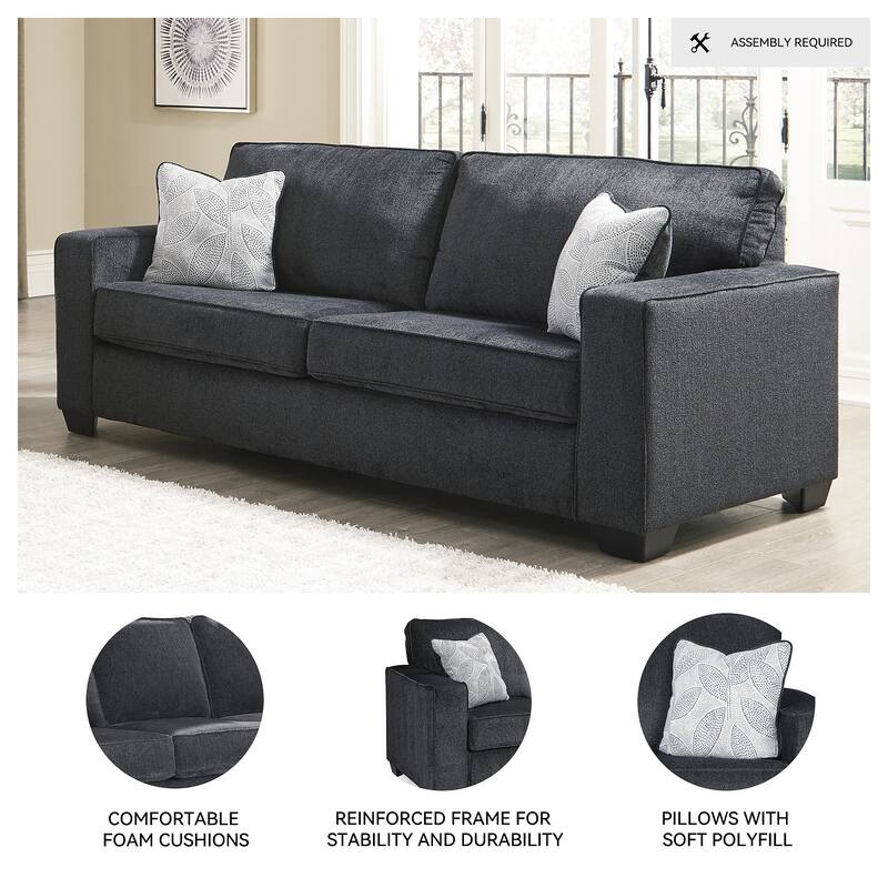 Signature Design by Ashley Altari Queen Sofa Sleeper - 85"W x 38"D x 37"H