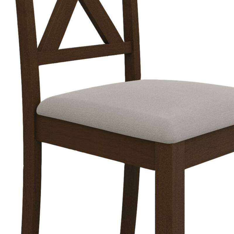 CraftPorch Rustic 5-piece Wooden Dining Set