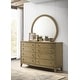 preview thumbnail 16 of 21, Granada 8-drawer Dresser and Mirror Natural Pine