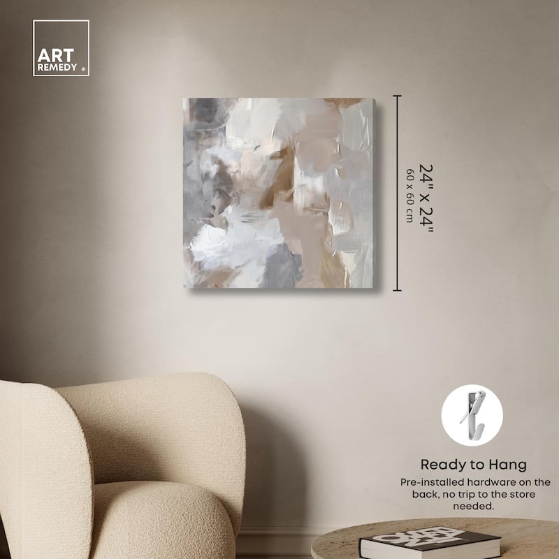 Faded Textured III Canvas by Art Remedy, Gallery Wrapped