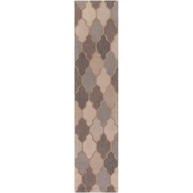 Hand-Tufted Ryde Moroccan Trellis Wool Rug