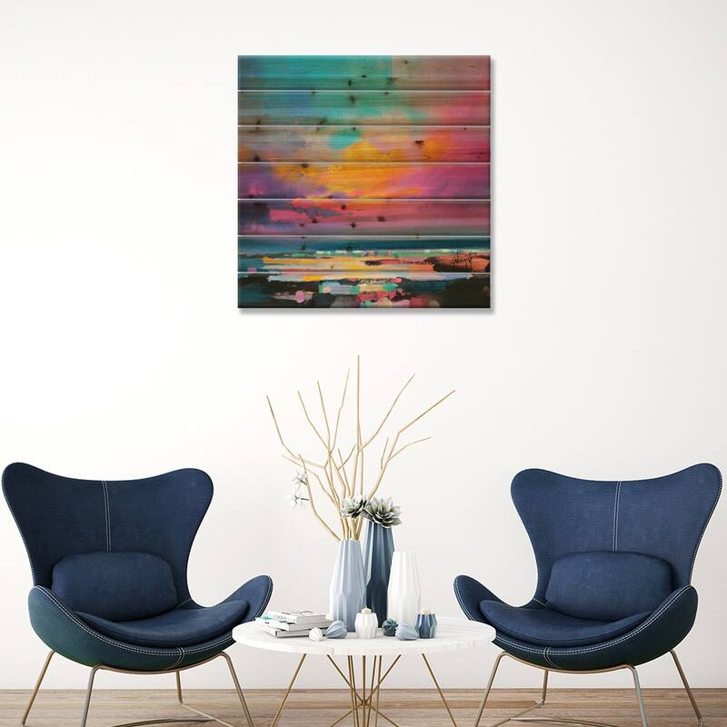 Diminuendo Sky Study II Print On Wood by Scott Naismith - Multi-Color