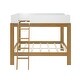 preview thumbnail 4 of 5, Max and Lily Mid-Century Modern Full over Full Bunk Bed