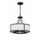 preview thumbnail 6 of 7, Crystorama Lighting Group BRY-8004 Bryant 4 Light 18" Wide Drum