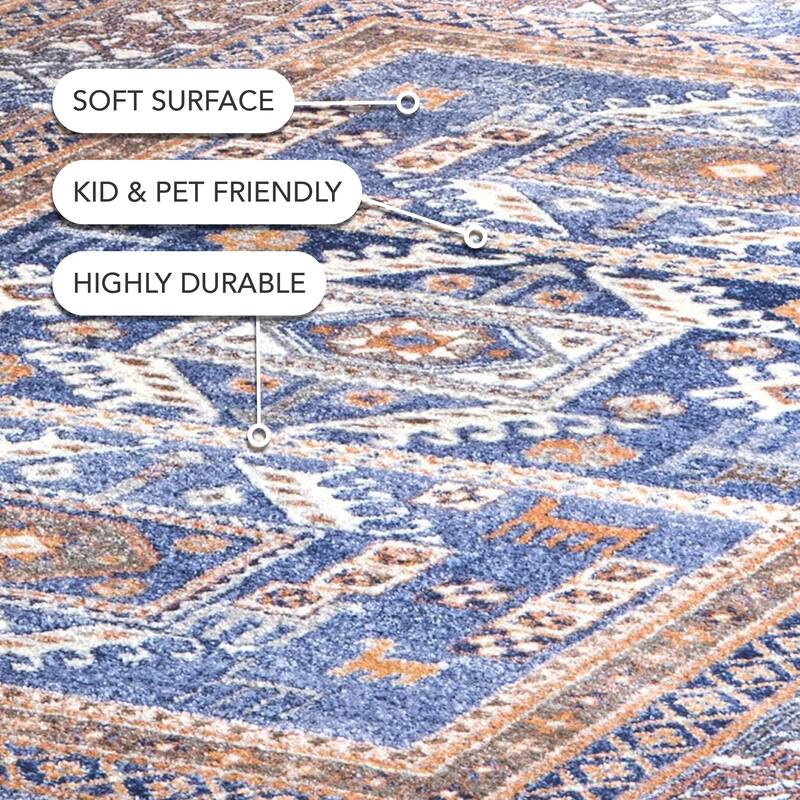 Nuloom Vintage Lorena Tribal Area Rug