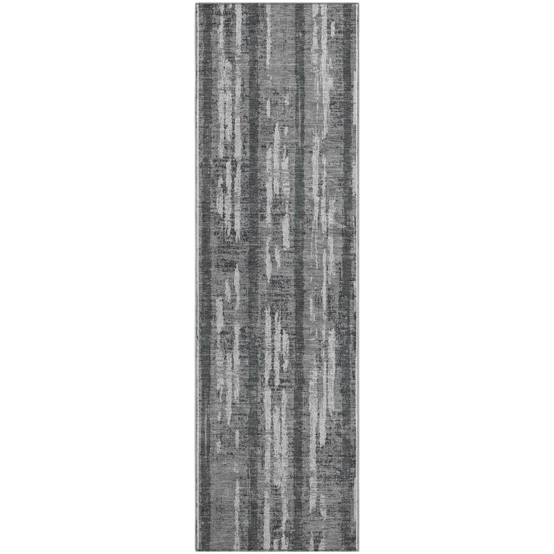 Premium Washable Super Soft Stripe Abrash Mayfield Rug