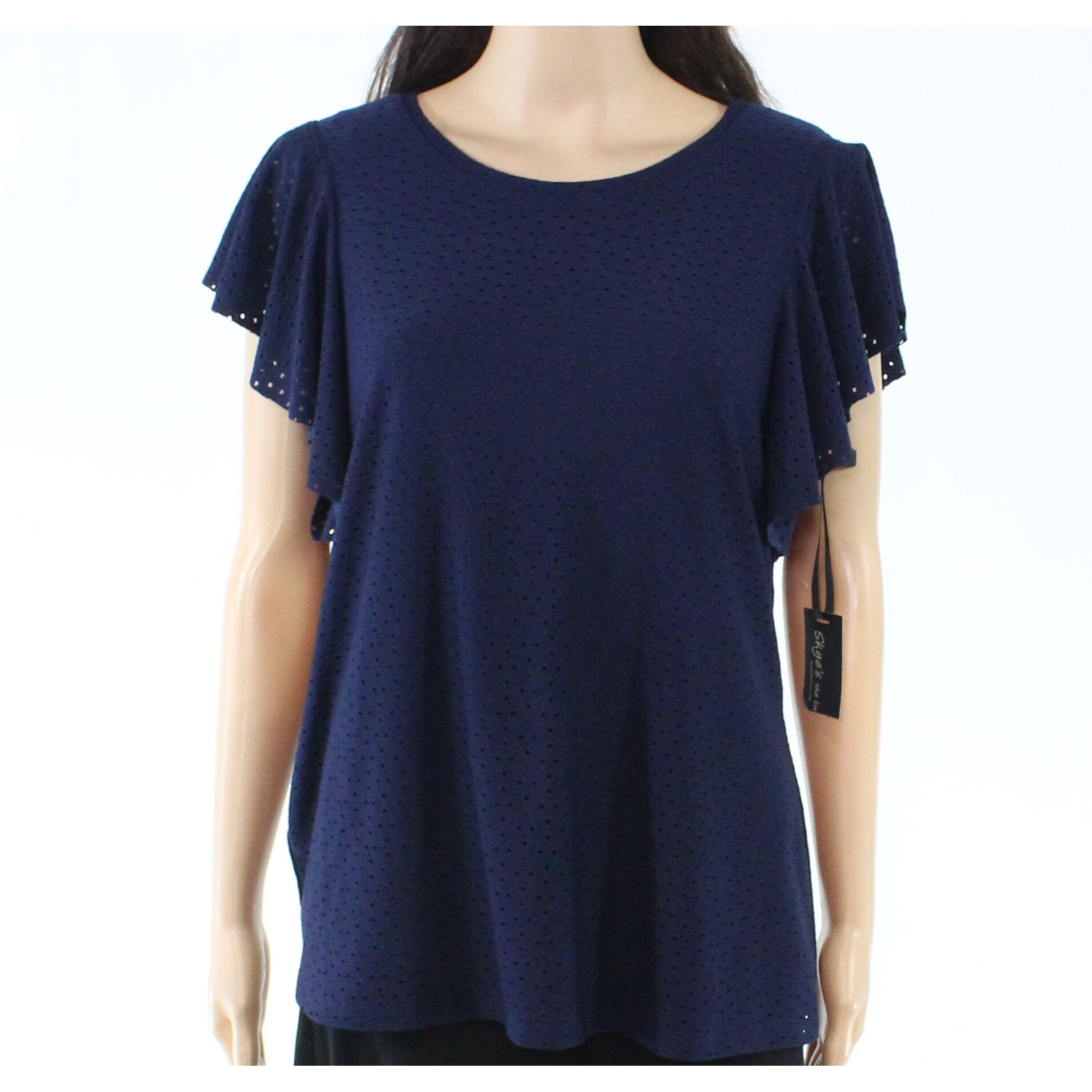 Shop Skye S The Limit Women S Blouse Blue Size Medium M Eyelet