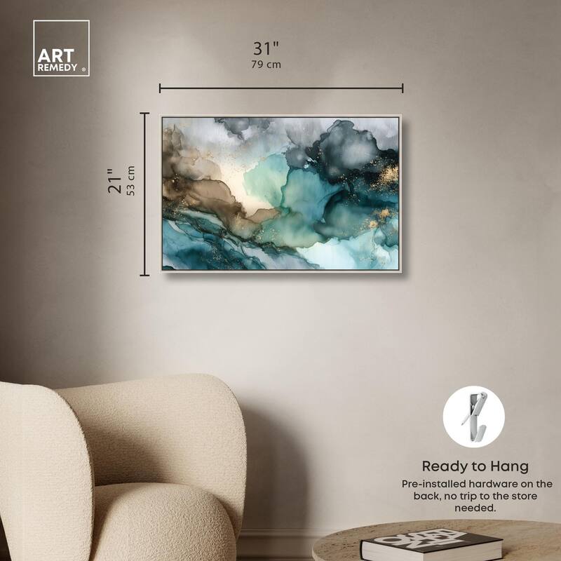 Veiled Inlet Canvas by Art Remedy