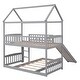 preview thumbnail 16 of 22, Twin over Twin Pine Bunk House Bed