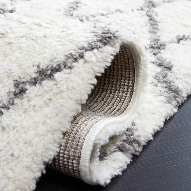 SAFAVIEH Berber Shag Magnisina Moroccan Boho 1.26-inch Thick Rug