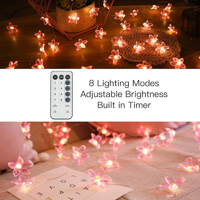 16.4ft 50 LEDs USB Battery Operated Fun Room Fairy Lights - Standard