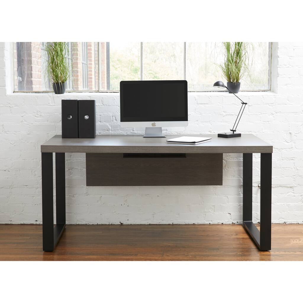 Rye Studio Albert Dark Grey Modern Desk