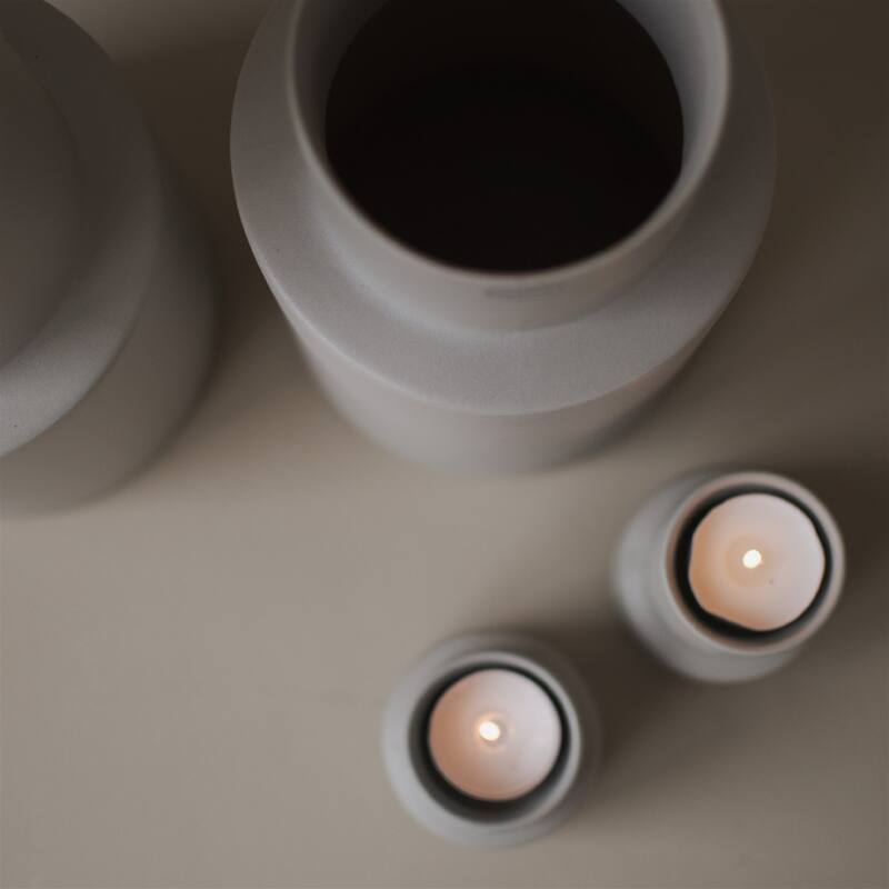 OBLONG CANDLE sandy mole- ND - Mole