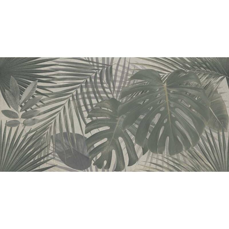 Idyll 24x48 Glossy Porcelain Floral/ Botanical Tile - Floor, Wall - Large Format