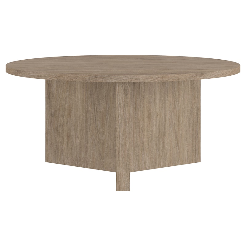 Anders 36" Wide Round Coffee Table