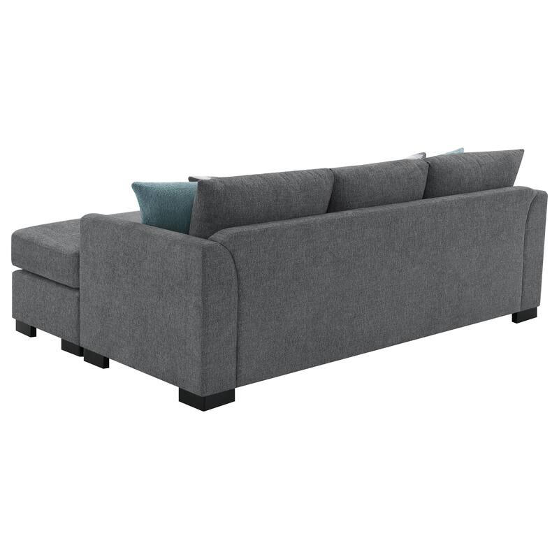 Pacheco Upholstered Sleeper Sectional Chaise Sofa