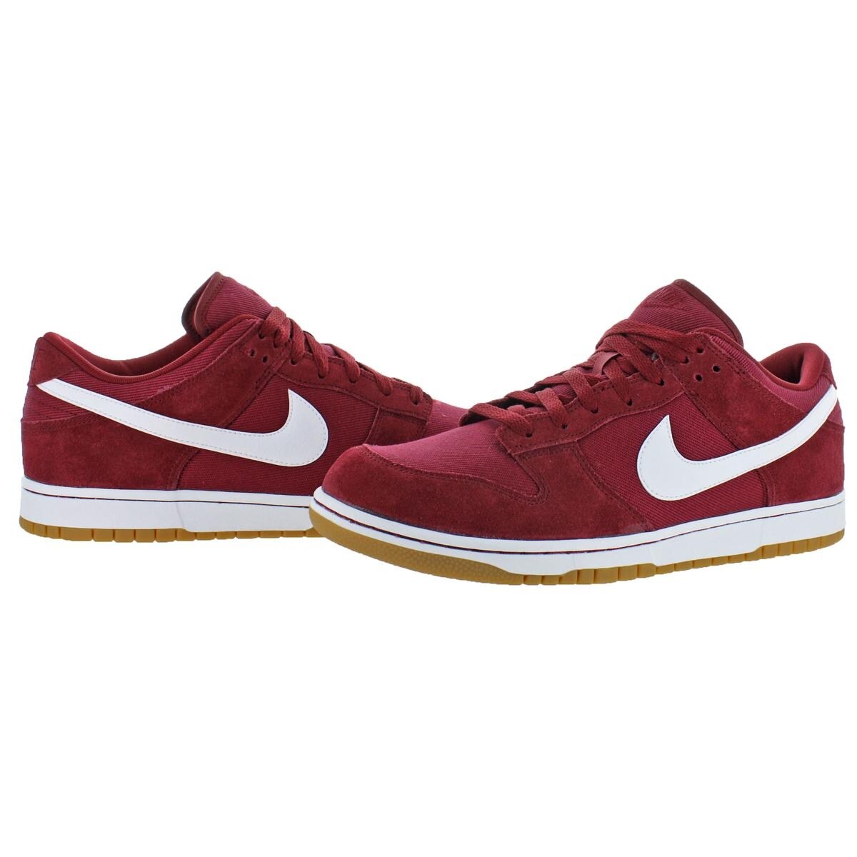 Shop Nike Mens Dunk Low Canvas Casual Shoes Athleisure Lifestyle Overstock 25460892