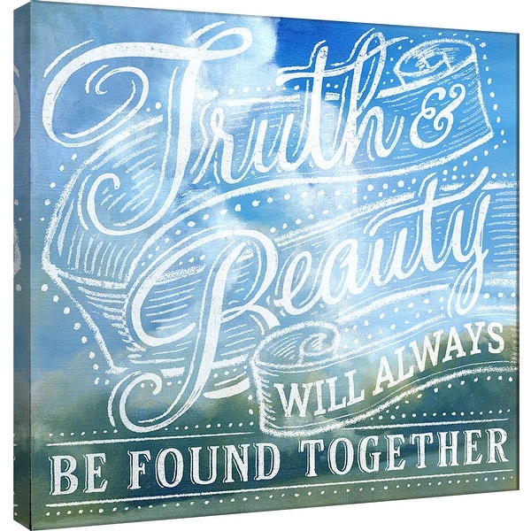 PTM Images 9-100999 PTM Canvas Collection 12" x 12" - "Truth & Beauty" Giclee Beauty Art Print on Canvas