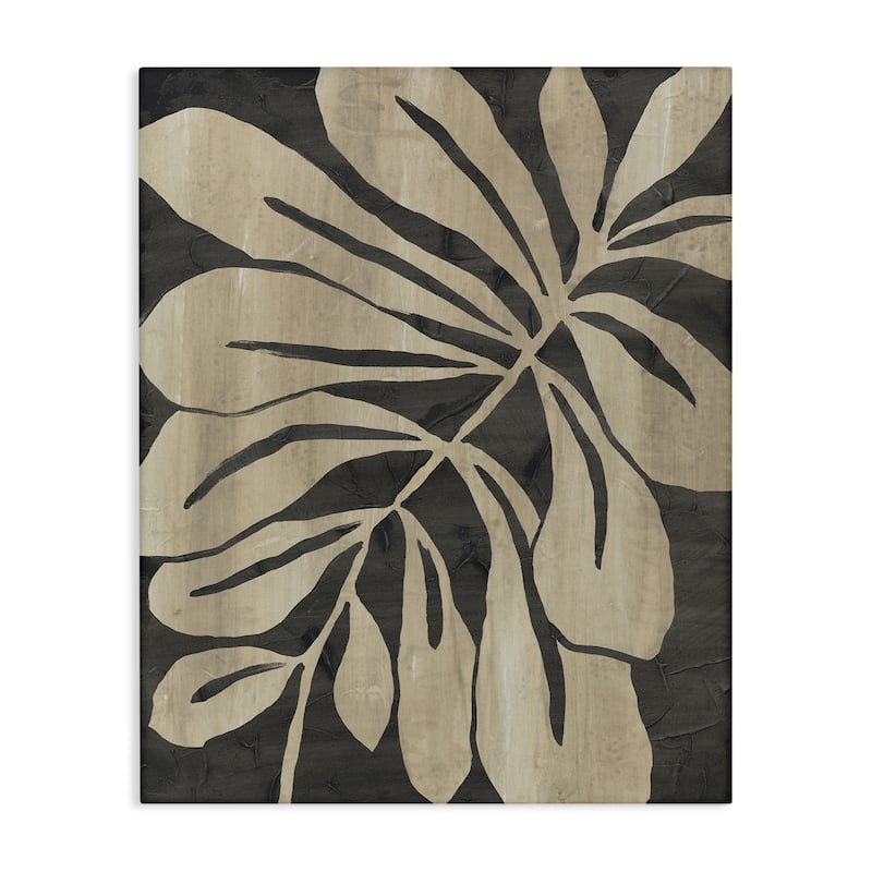 Stupell Natural Leaf Impression Canvas Wall Art Design By June Erica Vess - 16 x 20