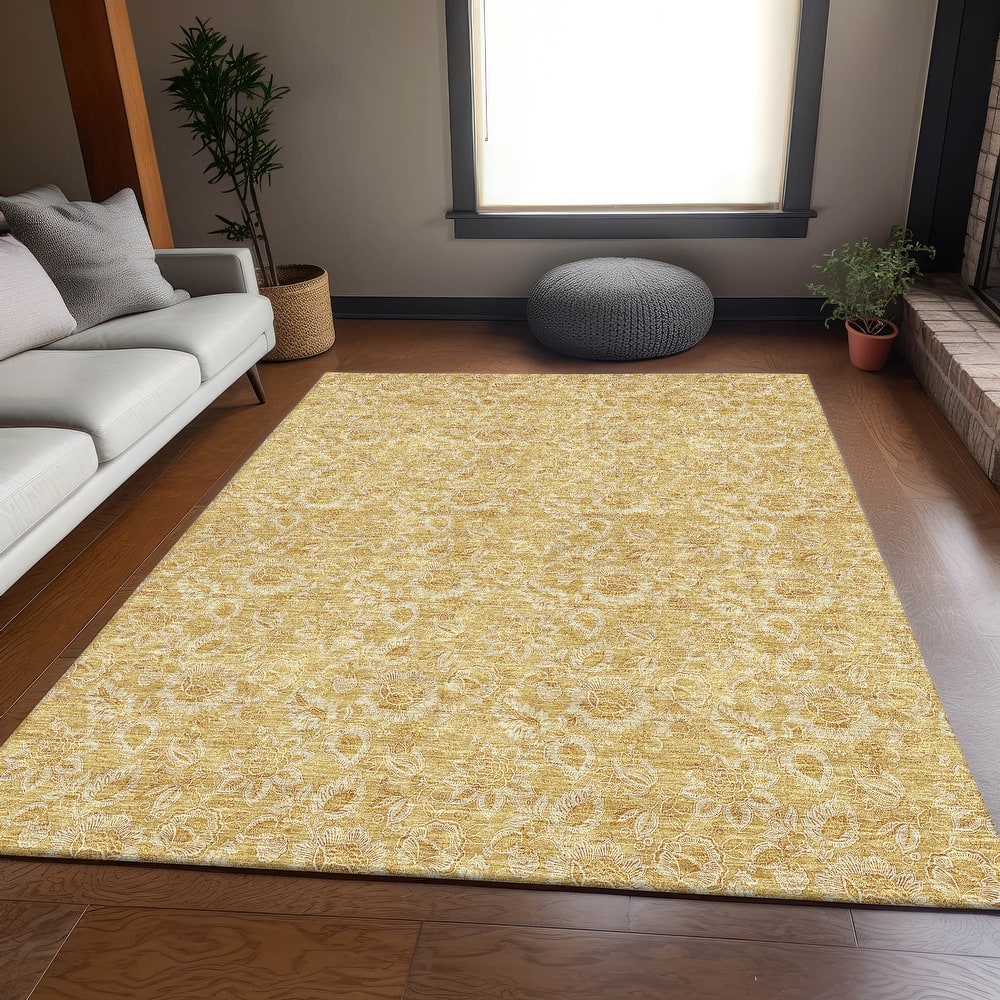Premium Washable Super Soft Floral Mayfield Rug
