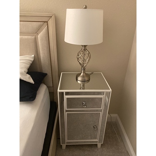 Safavieh Lighting 27 Inch Lattice Urn Nickel Table Lamp Set Of 2 14 X14 X26 75 On Sale Overstock 9527283