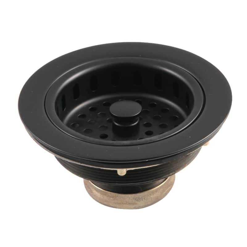 Kingston Brass Made To Match 4-1/2" Basket Strainer - Matte Black